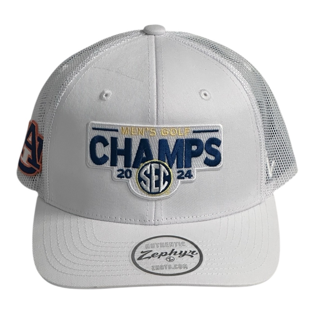 Auburn Tigers SEC Golf Championship Trucker Hat. NWT